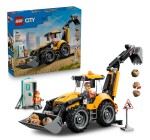 Amazon: LEGO City Le tractopelle jaune (60480) à 23,99€ (au lieu de 27,24€)