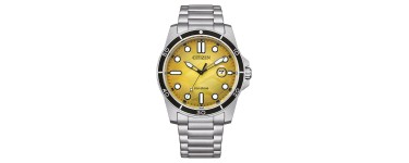 Amazon: Montre Citizen Eco-Drive AW1816-89X - 41.5mm, jaune à 93,15€ (au lieu de 116,30€)