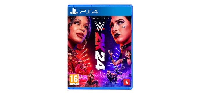 Amazon: WWE 2K24 Deluxe Edition (PS4) à 43,78€ (au lieu de 99,99€)