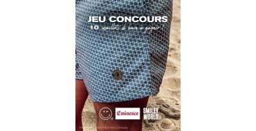 Eminence: 1 bermuda de bain Eminence x Smileyworld &agrave; gagner