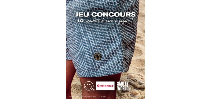Eminence: 1 bermuda de bain Eminence x Smileyworld à gagner