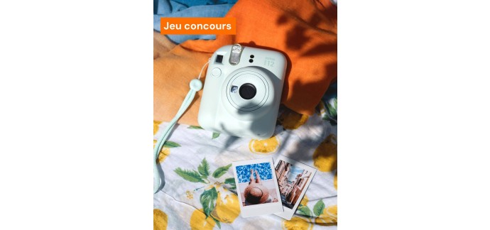 MyFujifilm: 1 appareil photo instax Mini 12 à gagner