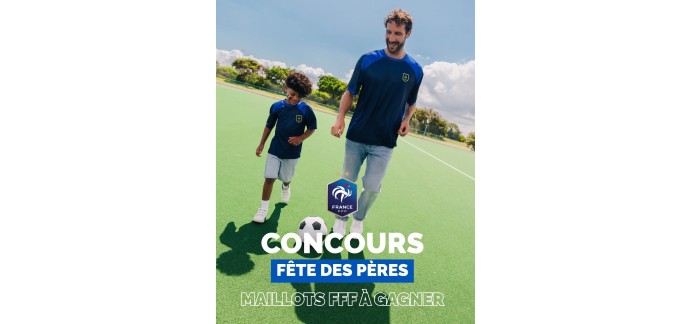 La Halle: 1 des 2 lots de 2 maillots FFF La Halle (taille adulte) à gagner