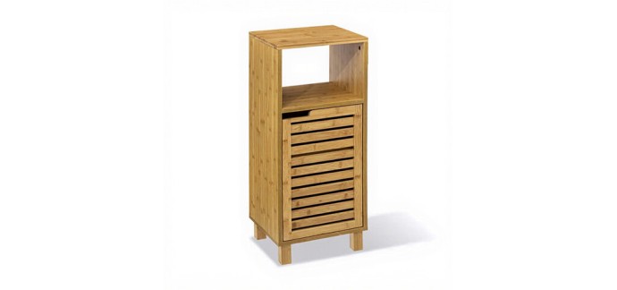 JoyBuy: Meuble bas Sicela en bambou à 35,90€ (au lieu de 44,99€)
