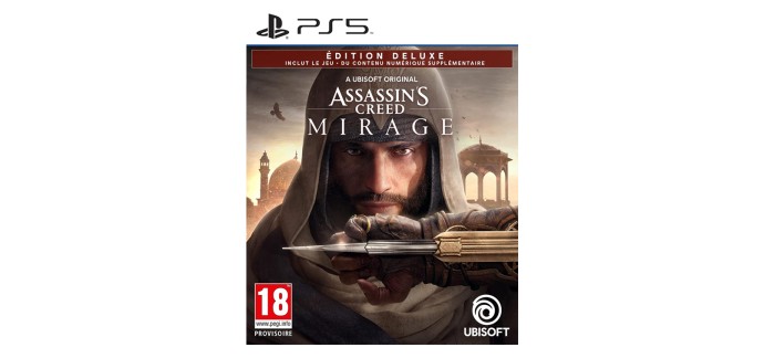 Amazon: Assassin's Creed Mirage Deluxe (PS5) à 24,99€ (au lieu de 59,99€)