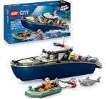 Amazon: LEGO City Police Boat Chase (60456) à 22,99€ (au lieu de 29,99€)