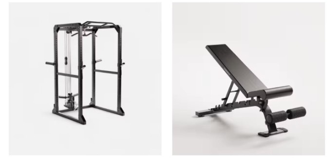 Decathlon: Bundle Cage de musculation Power Rack 900 + Banc 300kg à 449,98€ (au lieu de 599,98€)