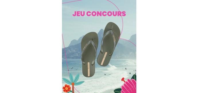 Besson Chaussures: 5 paires de tongs IPANEMA à gagner