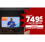Carrefour: TV QLED 4K 75" Samsung à 749,99€ (au lieu de 999,99€) - code LAD19TV