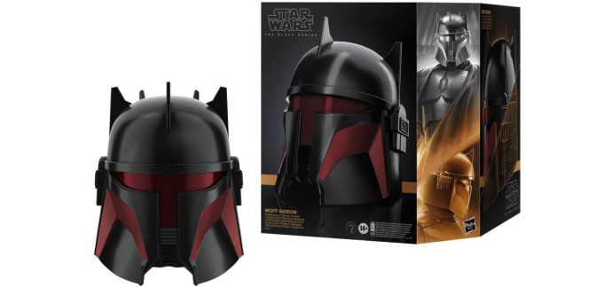 Amazon: Casque Star Wars Black Series Moff Gideon (Accessoire) à 69,99€ (au lieu de 169,99€)