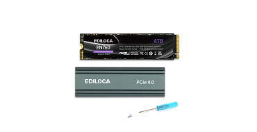 Amazon: Précommande SSD M2 NVMe Ediloca EN760 4 To 5000 Mo/s à 329,99€ (au lieu de 434,68€)