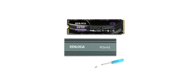 Amazon: Précommande SSD M2 NVMe Ediloca EN760 4 To 5000 Mo/s à 329,99€ (au lieu de 434,68€)