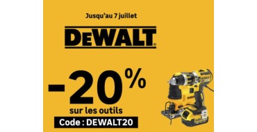 Leroy Merlin: 20% de r&eacute;duction sur une s&eacute;lection Dewalt