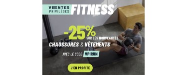 i-Run: 25% de réduction sur les chaussures et vêtements en nouveautés