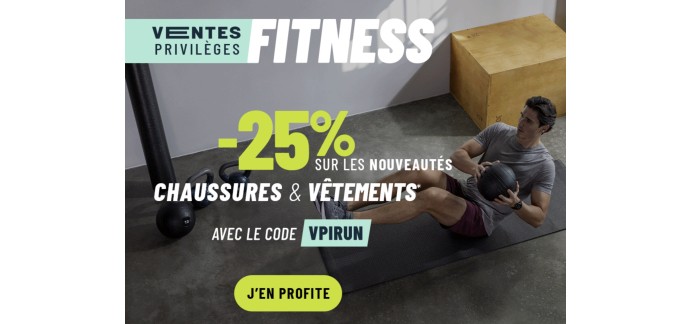 i-Run: 25% de réduction sur les chaussures et vêtements en nouveautés