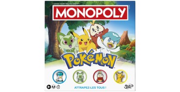 Amazon: Monopoly &eacute;dition Pok&eacute;mon (PS5) &agrave; 17,77&euro; (au lieu de 39,9&euro;)