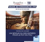 CGR Cinémas : 1 lot de 4 billets Puy du Fou ou 1 séjour complet pour 4 à gagner