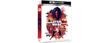 Amazon: Coffret Star Wars 4K Episodes 1 à 3 (Blu-ray) à 48,62€ (au lieu de 59,99€)