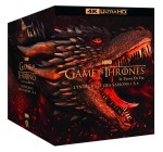 Amazon: Coffret Blu-ray 4K Game of Thrones - Intégrale saisons 1-8 à 139,99€ (au lieu de 196,99€)