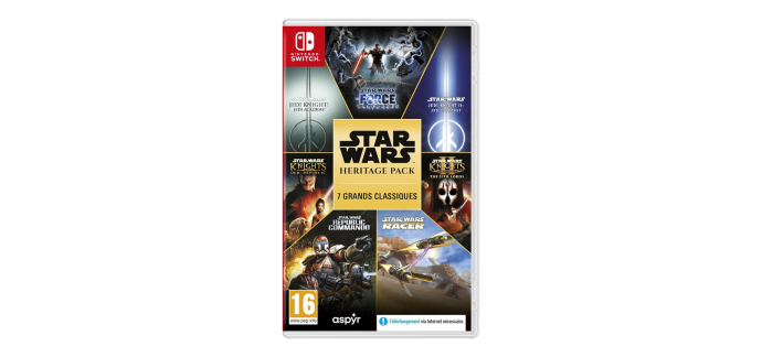 Amazon: Star Wars Heritage Pack (Switch) à 29,99€ (au lieu de 59,99€)