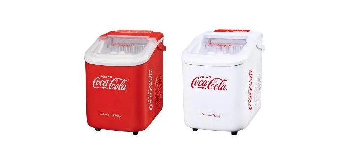 LIDL: Machine à glaçons SALCO Coca-Cola - 8-10 kg/24h, 2 tailles à 79,99€ (au lieu de 99,99€)