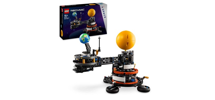 Amazon: LEGO® Technic La planète Terre et la Lune en orbite (42179) à 43,99€ (au lieu de 64,11€)