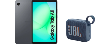 E.Leclerc: Pack Samsung Galaxy Tab A11 8,7" 64 Go + JBL Go 4 - tablette, enceinte à 179€