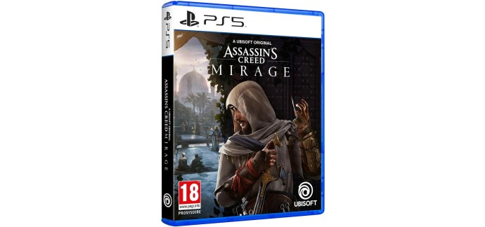 Amazon: Assassin's Creed Mirage (PS5) à 9,99€ (au lieu de 19,89€)