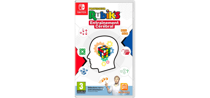 Amazon: Professeur Rubik's Entraînement Cérébral (Switch) à 9,99€ (au lieu de 17,63€)