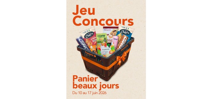Franprix: 10 paniers d'été 7 produits à gagner
