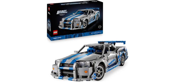Amazon: Lego Fast & Furious  Nissan Skyline GT-R R34 (PS5) à 89,24€ (au lieu de 109,24€)