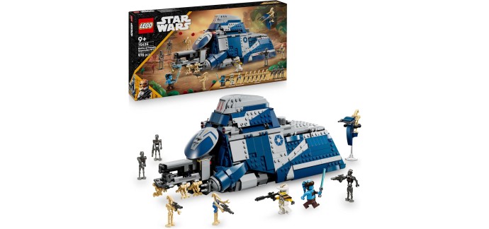 Amazon: LEGO Star Wars MTT des séparatistes (Bataille de Felucia) à 99,99€ (au lieu de 149,99€)