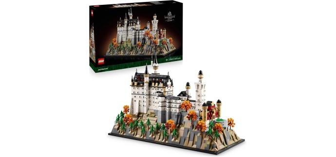 Amazon: Lego Architecture Château de Neuschwanstein (PS5) à 184,99€ (au lieu de 269,99€)