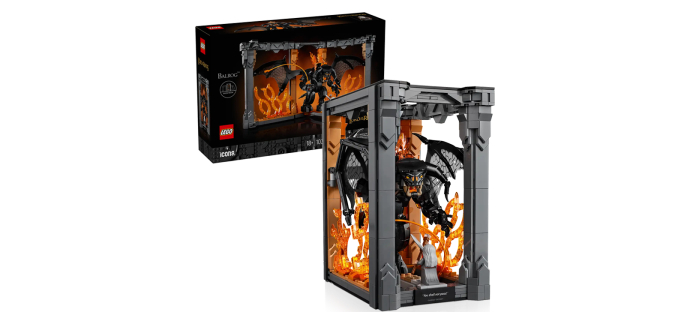 Amazon: LEGO Le Seigneur des Anneaux Book Nook Balrog 10367 (PS5) à 69,99€ (au lieu de 119,99€)