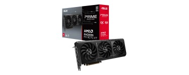 Amazon: Carte graphique Asus Prime Radeon RX 9070 XT OC Edition 16 Go GDDR6 à 659,90€ (au lieu de 720€)