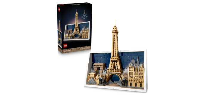 Amazon: LEGO® Architecture Paris (21064) à 43,99€ (au lieu de 59,90€)