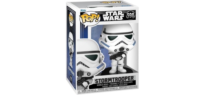Amazon: Funko Pop Star Wars 598 Stormtrooper à 6.99€ (au lieu de 10.03€)