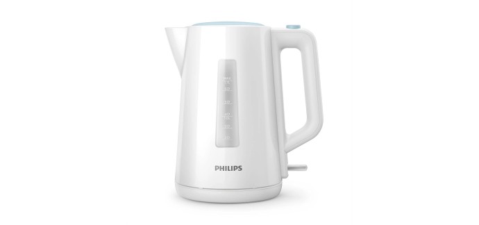 Amazon: Bouilloire électrique Philips Series 3000 1,7L à 14,19€ (au lieu de 17,77€)