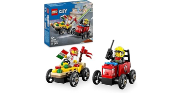 Amazon: LEGO City Pack of Racing Motorcycles Pizza Truck Fire Truck (60458) &agrave; 13,88&euro; (au lieu de 15,84&euro;)