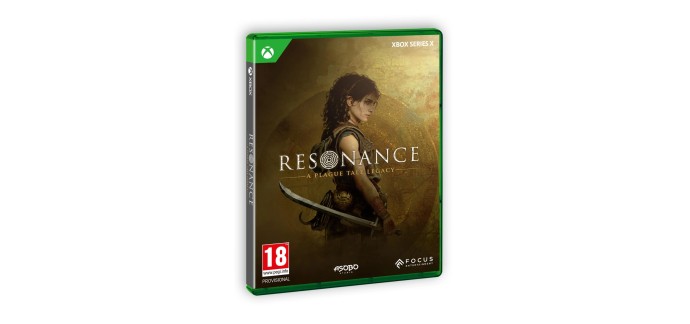 Amazon: Précommande Resonance A Plague Tale Legacy sur Xbox Series X à 41,99€ (au lieu de 59,99€)
