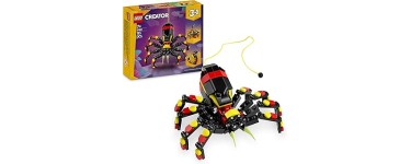 Amazon: LEGO® Creator 3in1 Araignée sauvage (31159) à 9,55€ (au lieu de 12,99€)