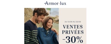 Armor Lux: [Ventes Privées] -30% sur les vêtements avant les soldes
