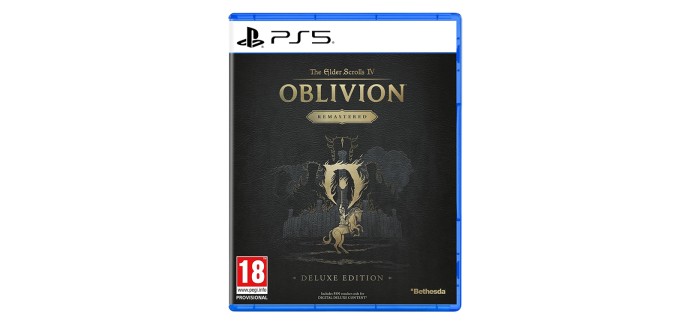 Amazon: Oblivion Remastered Deluxe (PS5) à 33,99€ (au lieu de 44,99€)