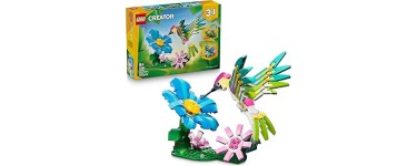 Amazon: LEGO Creator 3-en-1 Animaux Sauvages  le Colibri Coloré (31384) à 22,50€ (au lieu de 29,99€)
