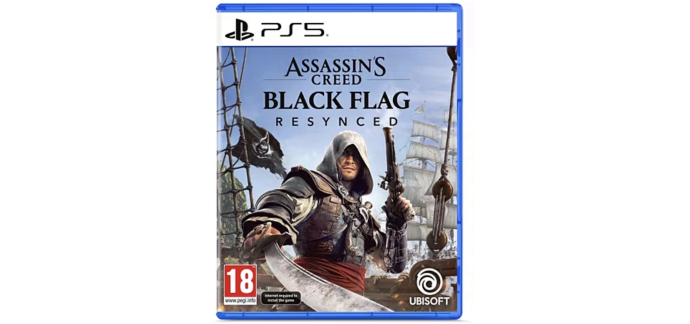 Amazon: Précommande Assassin's Creed Black Flag Resynced sur PS5 à 44.99€