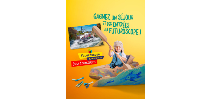Maped: 5 x 4 entrées adulte Futuroscope Xperiences (Mission Bermudes) à gagner