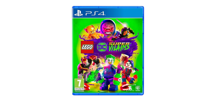 Amazon: Lego DC Super Vilains (PS4) à 9,99€ (au lieu de 17,72€)