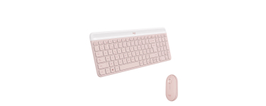 Amazon: Pack Clavier Souris Logitech MK470 Slim Azerty Rose à 39,99€ (au lieu de 55,41€)