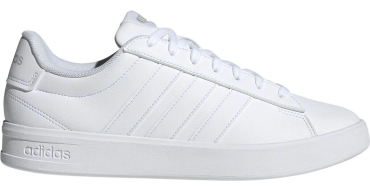 Decathlon: Chaussures Adidas Grand Court Base 3.0 - Blanc, 40-47 1/3 &agrave; 34,99&euro; (au lieu de 54,99&euro;)
