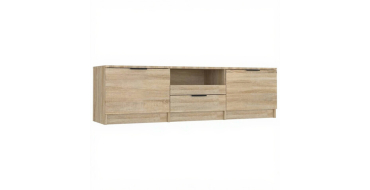 JoyBuy: Meuble TV vidaXL 140x35x40 cm Bois d'Ing&eacute;nierie Ch&ecirc;ne Sonoma &agrave; 64,90&euro; (au lieu de 128,90&euro;)
